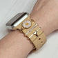 Stackable Watchband Charms, Flower Watch Bars, Apple Watch Band Accessories, Gift, Watch Jewelry
