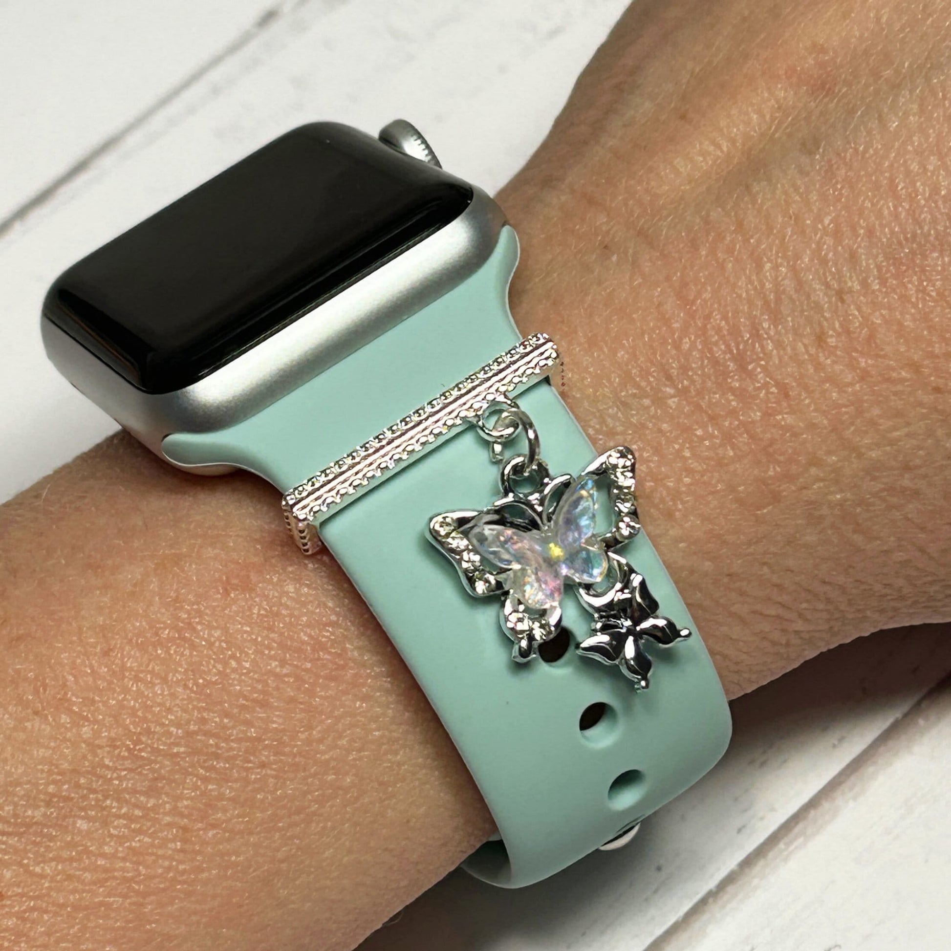 Spring Butterfly Watchband Charms, Watchband Jewelry, Spring Watchbands
